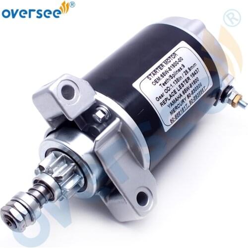 65W-81800 Outboard Start Motor For Yamaha Mercury Outboard Motor 20HP 25HP 4 Stroke 65W-81800-00 65W-81800-01 65W-81800-02