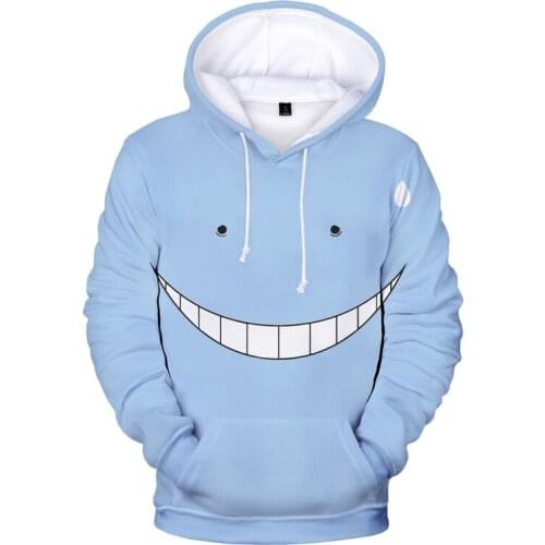 2021 Assassination Classroom Hoodie Koro Sensei 3D Hoodies Boys/Girls Cute Pullover Japanese Anime Sweatshirts Children Clothes