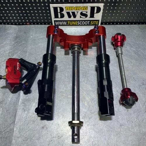 Triple tree for RUCKUS ZOOMER tuning assembly front forks support bracket