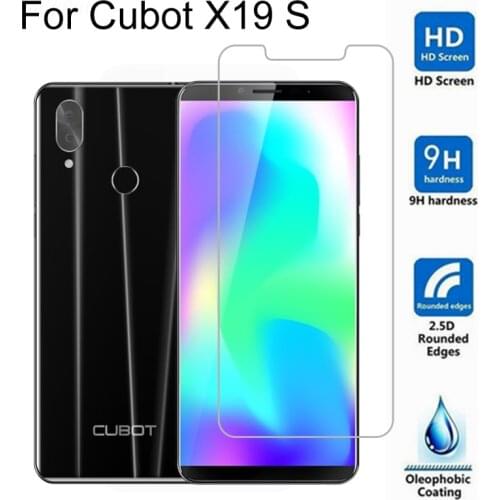 Smartphone 9H Tempered Glass for Cubot X19 S GLASS Explosion-proof Protective Film Screen Protector Cover on Cubot X19 S