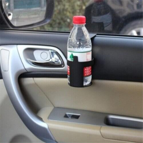 1pcs Black Auto Car Cup Can Drink Bottle Holders Container Hook For Truck Interior, Window Dash Mount