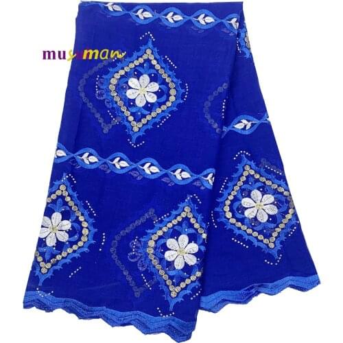 2021 New 100% Cotton Hijab Scarf For Muslim Women African Dubai Islam Headtie scarf Big Embroidery Shawls MS110