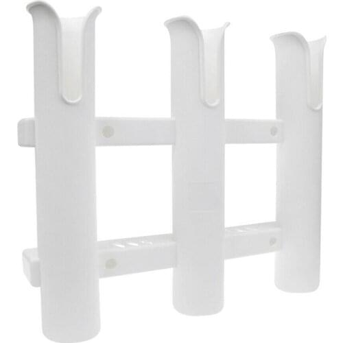 Boat 3 Link Tube Mount Fishing Slotted Rod Holder 3 Rod Pod for Marine Yacht