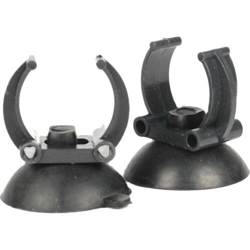 5Pcs Black Suction Cup Heating Rods Clip Sucker Holder Buckle for fixation Oxygen Tube Power Cord Hose Pump Aquarium Accessories