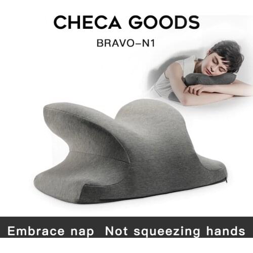 CHECA GOODS memory foam nap pillow for desk napping pillow Desk Nap Pillow Supporter Seat Cushion Headrest Travel Neck pillow