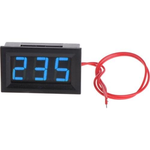 2 Wire 0.56" AC 30V-500V LED Digital Voltmeter Voltage Meter Monitor Tester For 110V 220V 380V 16FA