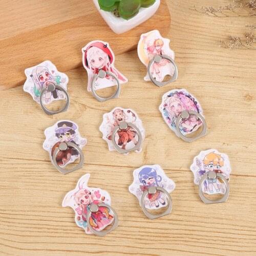 Anime Toilet-Bound Hanako-kun Phone Holder Cute Acrylic Mobile Phone Stand 2020 New Cartoon Phone Finger Ring Holder For iPhone