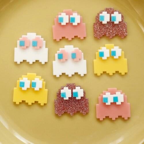 The little cute diy resin earrings accessories in Peas are handmade jewelry materials