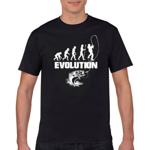 2021 Fun Fisher l'evolution mens summer short sleeve T-shirt cotton T-shirt