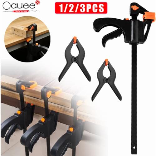 Woodworking Work Bar F Clamp Clip Kit Quick Ratchet Release Speed Squeeze WoodWorking DIY Carpentry Gadget Hand Tools