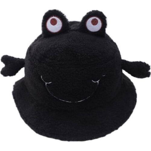 Doitbest Autumn baby kids Bucket Hats Small crab lamb wool Winter warm Sun Cap Babys Boy Girls Outdoor Beach Fisherman Hat