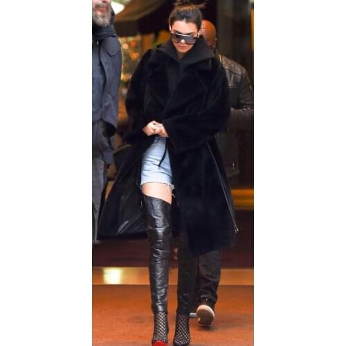 Winter Women Long Warm Coat Clothes fake Fur Plus Size Women Jacket Coat long Female Outerwear Women Cardigans