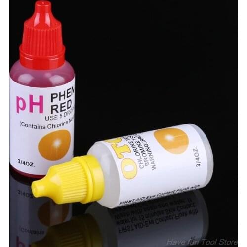 PH Chlorine Water Quality Test Kit Swimming Pool Hydroponics Aquarium Tester M06 21 Dropshipping