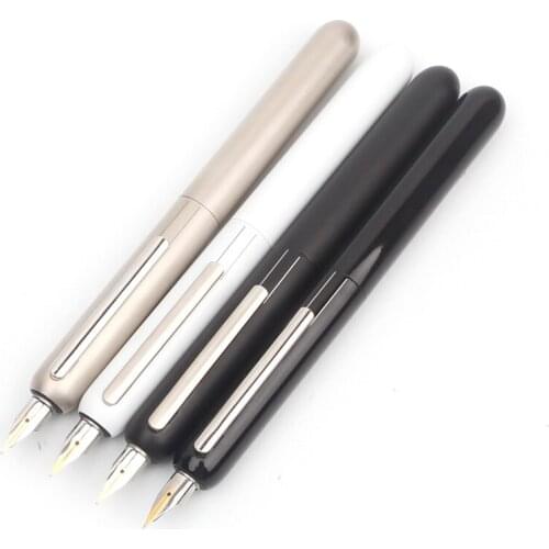 LM Focus 3 Dialog Fountain Pen 14K Gold Tip EF Metal Retractable Screw System Calligraphy Pens
