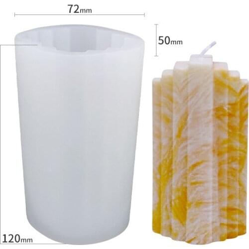 Candle Silicone Stencil Easy to Clean DIY Creatives Template For DIY Candle Fondant Soap Chocolate TN88