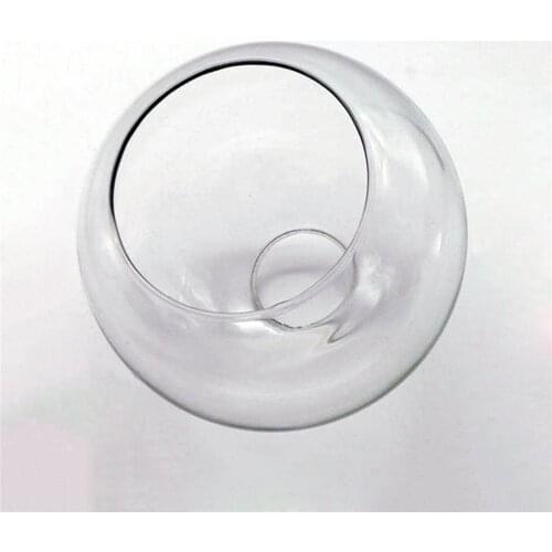 D4.3cm Fitter Clear Globe Glass Lamp Shade Replacement D15cm D20cm Transparent Light Cover for Replacement Lampshade