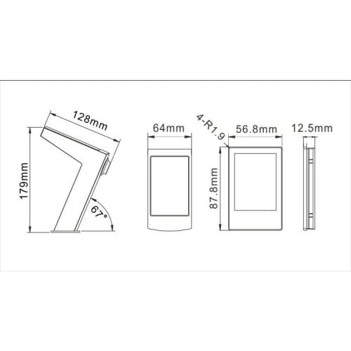 Touch Faucet Thermostatic Basin Faucet Touch Screen Temperature And Flow Control Digital Faucet Smart