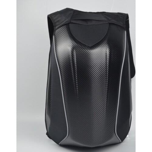 Motorcycle 30L Helmet Backpack Bag Carbon Fiber Reflective Motocross Riding Racing Bag Waterproof Motorbike DOUble SHoulder Bag
