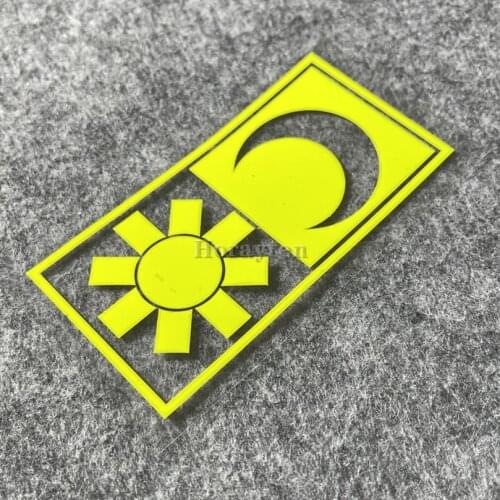 GP Rossi Sun Moon Car Reflective Label Motocross Dirt Bike Racing Sticker Car Styling Auto Window Tail Creative Decals