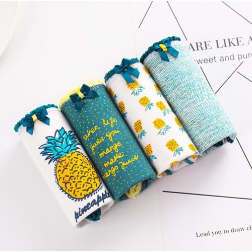 1/4 Pcs/Lot Children Panties Girls' Briefs Female Kids Underwear Baby Girl Cotton Sweet Design Panties Children Clothing