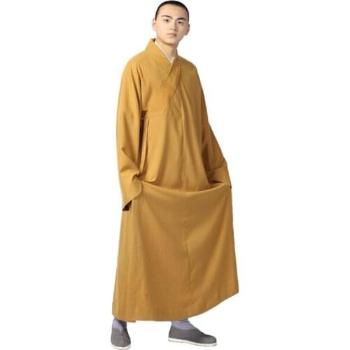 Buddhist monk robes uniform zen clothing shaolin monk clothes buddhist monk costume TA530