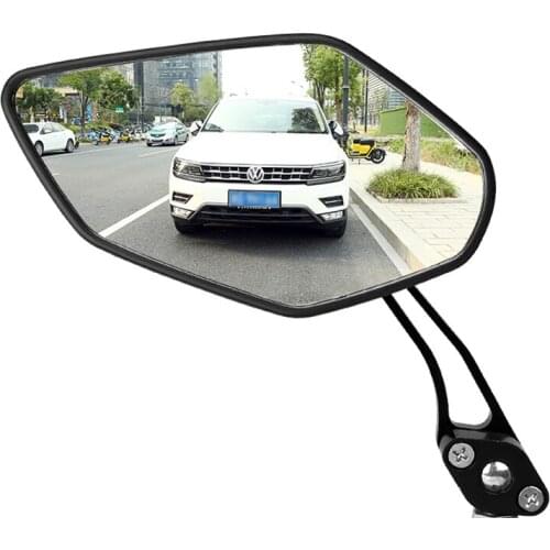 Bike rearview mirror for Road Bicycle Large field of vision Rotatable Rearview Safety Side Handlebar Mirror H021A
