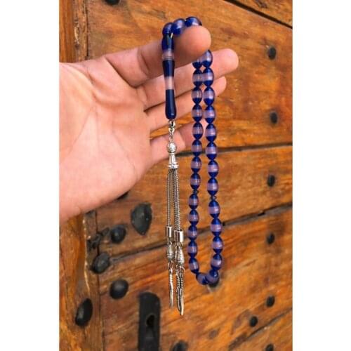 Vernier Blue Powder Amber · Material: Compressed is press material · Tassel: Color Are Not Special Metal Plated