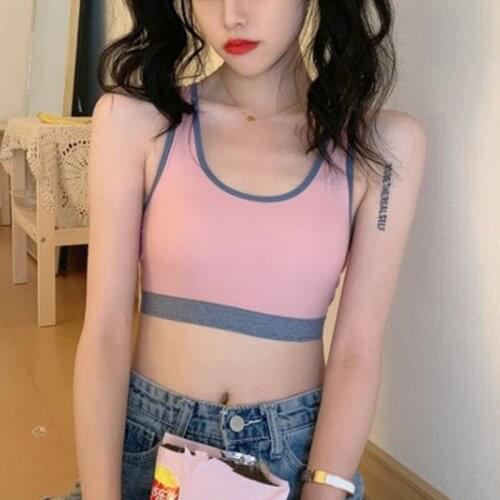 Sports Fitness Gym Underwear Women Backless Hollow Out Tank Top Fashion Wild Solid Color Vest Comfy Breathable Camisole