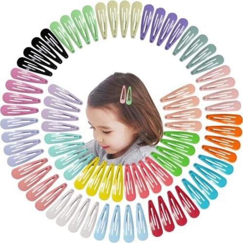 10pcs Hairpins Barrette Metal Hair BB Clips Girls Hairgrip Candy Color Fixed Bangs Hair Accessories Women Gift