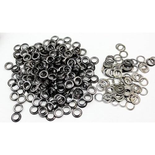 1000set 12MM Black Nickel COPPER eyelets buttons clothes accessory handbag findings