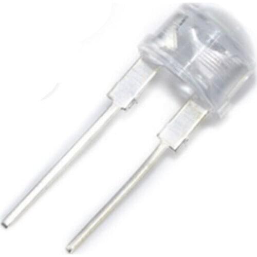 1000PCS/LOT 8mm straw hat LED lamp bead are white light 0.5W F8MM power 0.5W hat light-emitting diode 3.0-3.2 6000-8000K