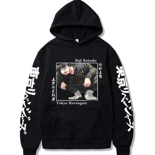 2021 Hot Anime Tokyo Revengers Cute Funny Baji Keisuke Cosplay Men Woemn Hoodie Sweatshirt Fashion Casual Autumn Loog Sleeve