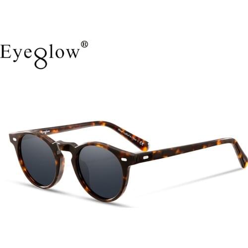 2021 Round Sunglasses Women Vintage Womens Sunglasses for men Luxury Brand Designer Sun Glasses Polarized Lens Sun Acetate