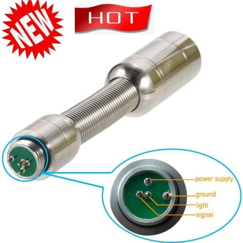 23mm Stainless Steel Industrial Pipeline sewer pipe Endoscope Camera Head waterproof IP 68 HD 1000 TVL Used For Pipeline Inspect