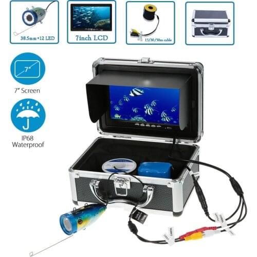 7" Inch Video Camera for Fishing 1000TVL 38.5mm HD Underwater Fish Finder Sea Fishing Set