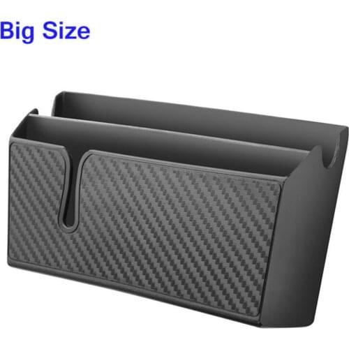 Car Storage Box For Coin Card Mobile Phone Holder Auto Interior Stowing Tidying Stying Soft PVC Car Organizer Box Accessories
