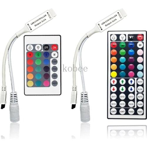 Bluetooth Music Led Controller 24 Keys LED IR 44 Keys Controler Dimmer LED Lights IR Remote DC12V For RGB Christmas LED Strip