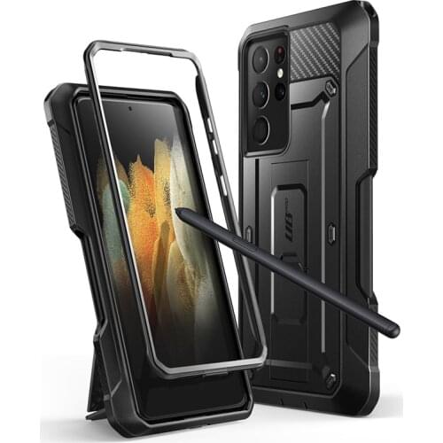 For Samsung Galaxy S21 Ultra 5G Case (2021 Release) SUPCASE UB Pro Full-Body Dual Layer Rugged Holster Kickstand with S Pen Slot