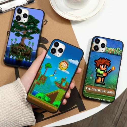 Game Terraria Phone Case for iPhone 11 12 mini pro XS MAX 8 7 6 6S Plus X 5S SE 2020 XR