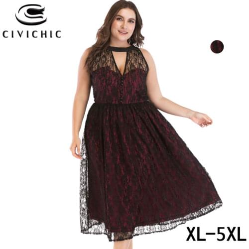 CIVICHIC Plus Size Summer Dresses