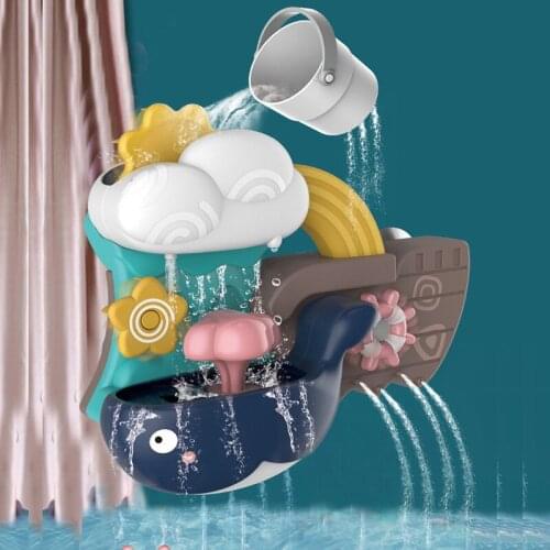 Children Swimming Bathroom Bathing Shower Bath Toys for Pipeline Water Spray Shower Game Elephant Bath Baby Toy