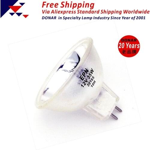 DONAR DN-30165 12V 35W EPN JCR12V-35W fiber optic halogen bulb 12V35W surgical exam light source lamp ePacket Free Shipping