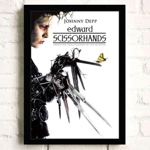 Edward Scissorhands Home Decor Classical Movie Tv Wall Art Cinema Picture Poster Living Room Decoration No Frame