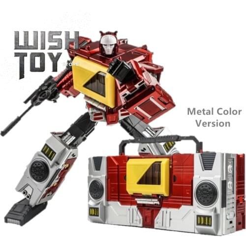 KFC Transformation P-4Ax Transistor Metal Color P-4B TWINCAST Doubledeck MP Proportion Blaster With Tapes G1 Action Figure Toys