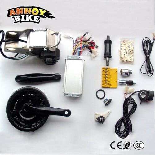 Dome E bike kit 48v 450w 600w Mid Drive E bike Conversion Kit 3 speed BLDC HIgh Torque Gear Motor Kit For Bike MTB Long Drive