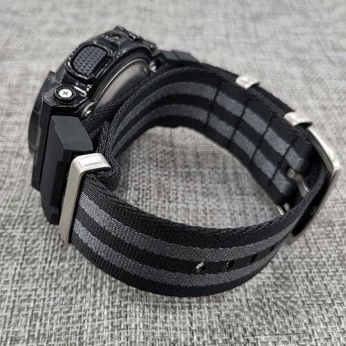 Premium Nylon Watch Band for Casio G-Shock GA-110/100/120/150/200/400 GD-100/110/120 DW-5600 GW-6900 Nato Watch Strap+Tool