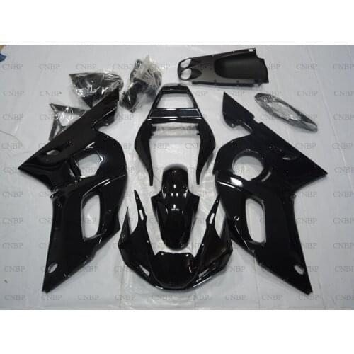 For YAMAHA YZFR6 1998 - 2002 Fairings YZFR6 1999 Fairings YZFR6 00 01 Black Fairing Kits