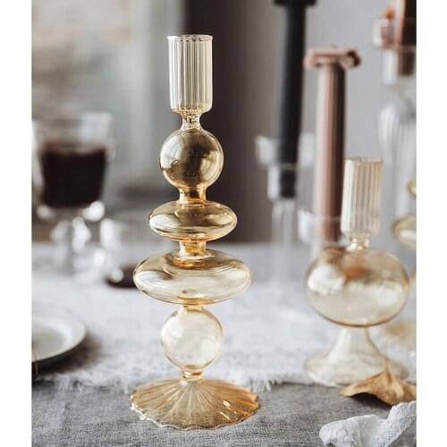 Candle Holders For Home Decor Glass Wedding Table Centerpieces Candle Stick Holder Candlestick