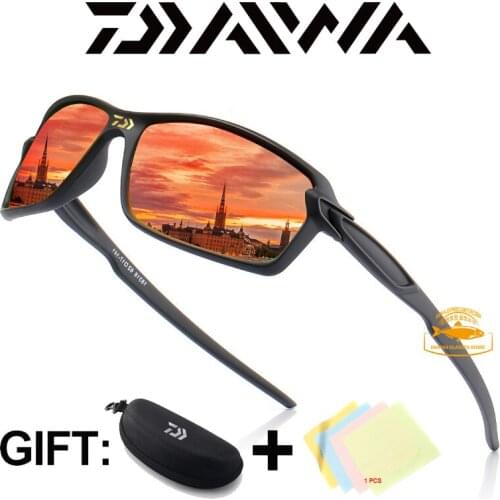 Daiwa Polarized Sports Men Fishing Sunglasses Road Cycling Glasses Mountain Bike Bicycle Riding Protection Goggles Eyewear