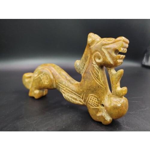 ANTIQUE jade miscellaneous dragon ornaments